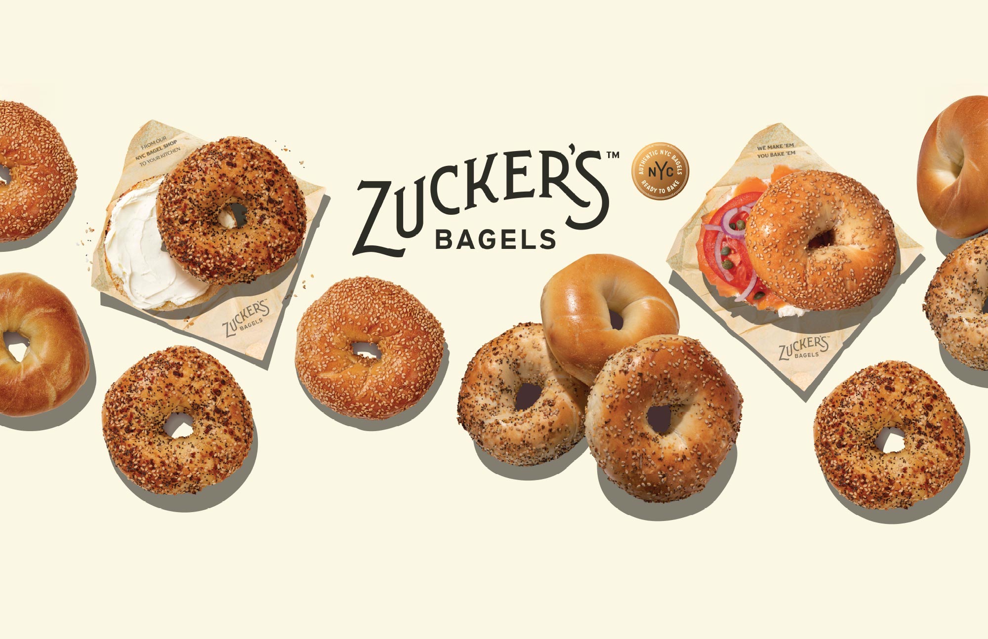 Zucker's Bagels Package Design
