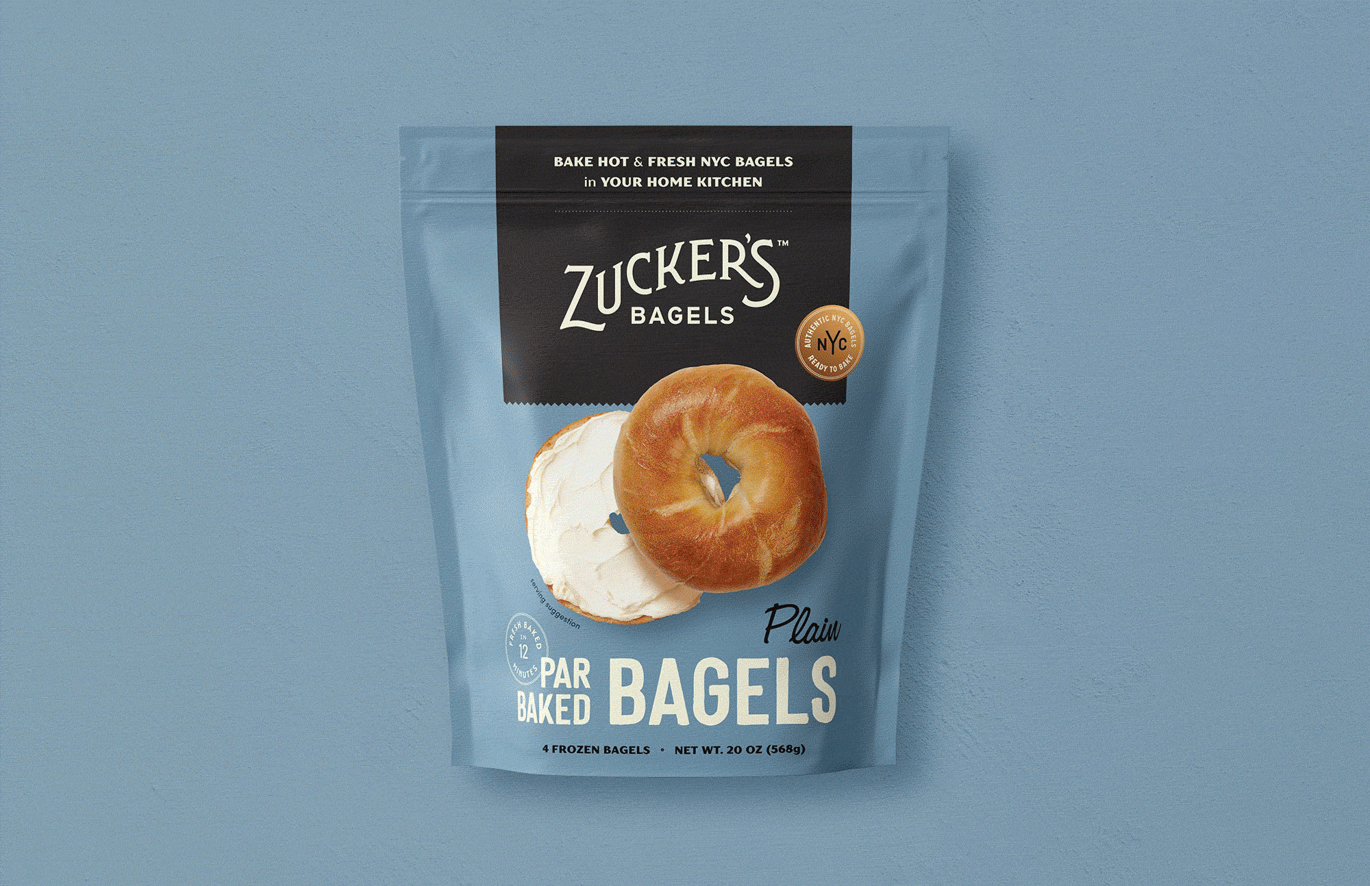 Zucker's Bagels Package Design