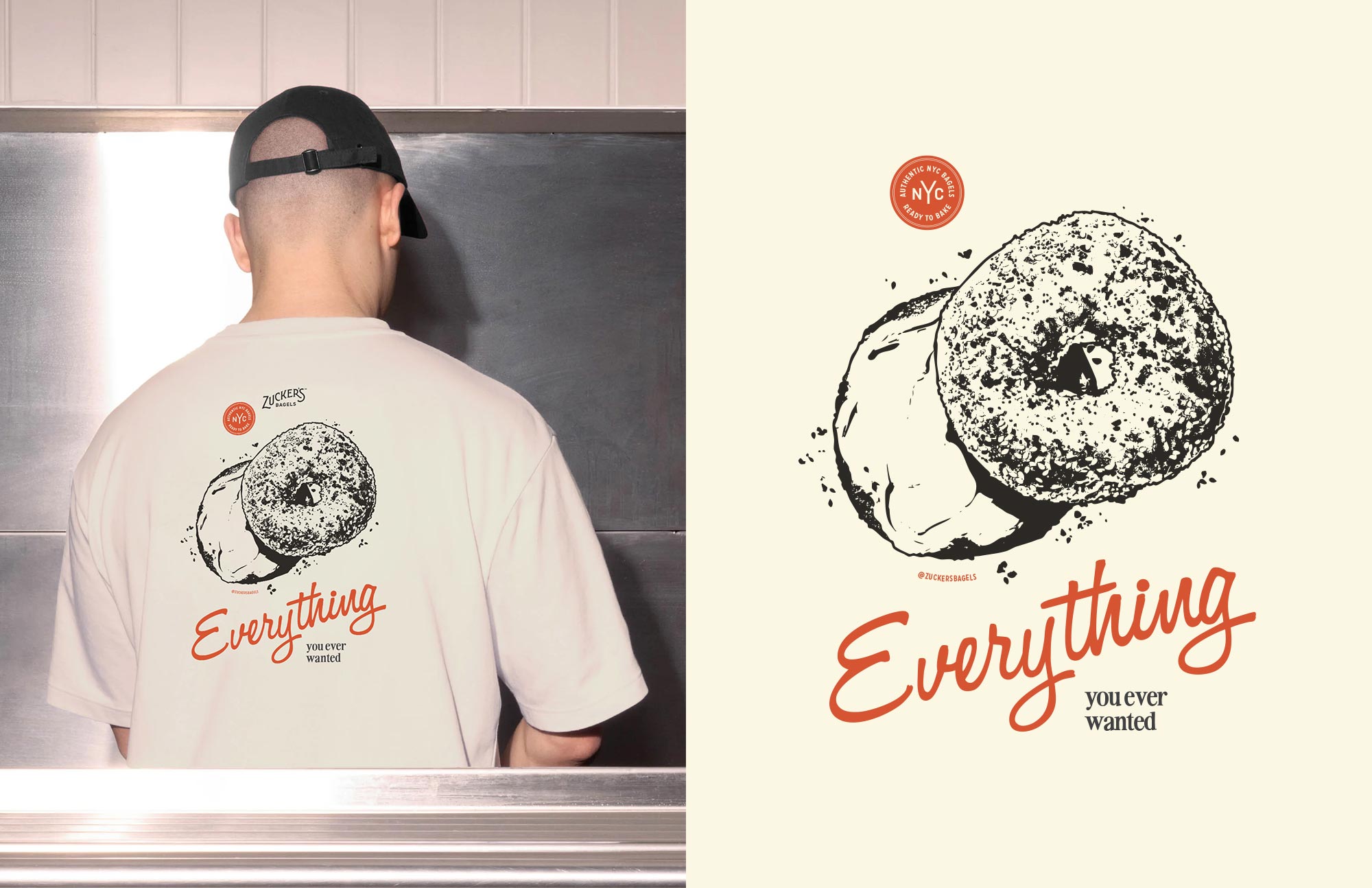 Zucker's Bagels T-Shirt Design