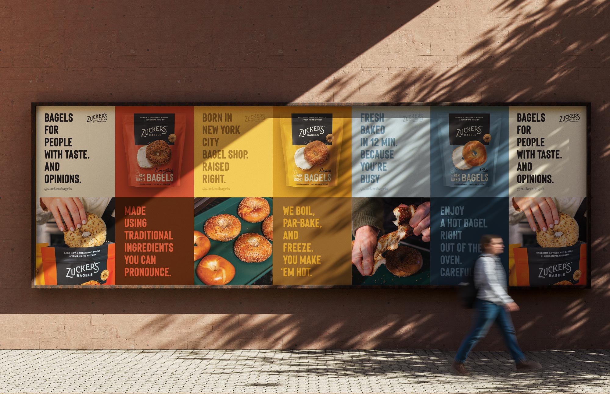 Zucker's Bagels Poster Design