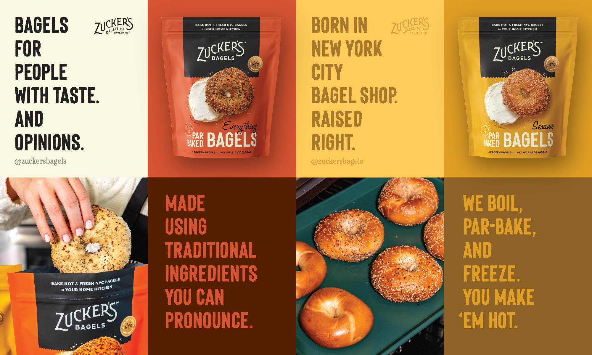 Zucker's Bagels Poster Design